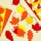 240 Pcs Fall Leaf Paper Cutouts Bulk Maple Leaves Cutouts(4 Colors)12.6"L x 9.84"W